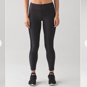 Lululemon Sleet Sprinter Athletic Tights: Fleece